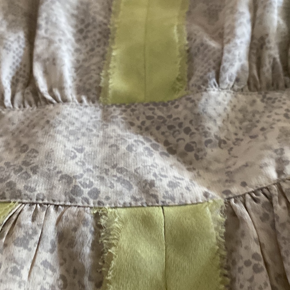 ❌SOLD❌Rebecca Taylor 100% Silk Sleeveless Flowy Dress🤍⭐️🤍 - Picture 8 of 15